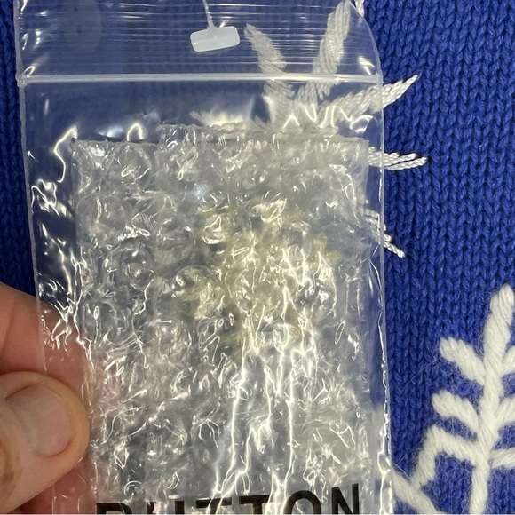 Vintage The Quacker Factory Winter Blue Vest New With out Tags . - Picture 3 of 6